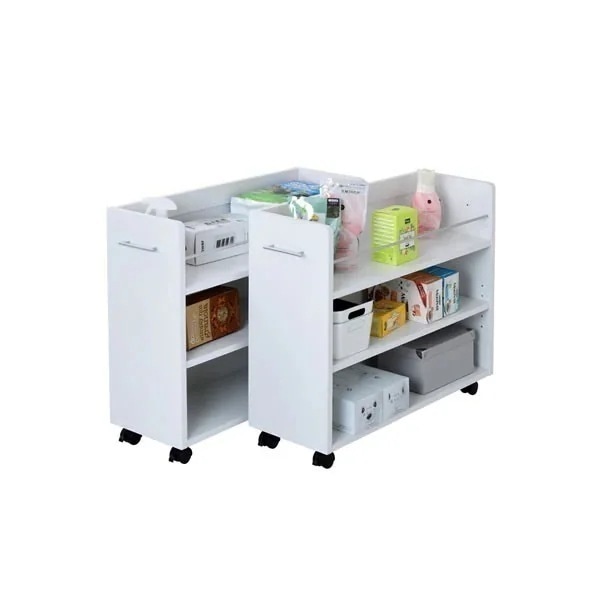 押し入れ 収納ラック 2個セット キャスター付き SGT-0137-WH ホワイト