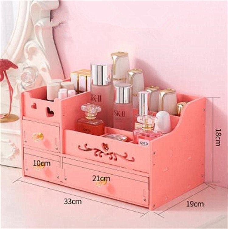 シンプル 仕上げ箱 化粧品収納箱 大 百 大容量 [タイムセール!!激安セール 上品映え 引き出し生活雑貨収納用品