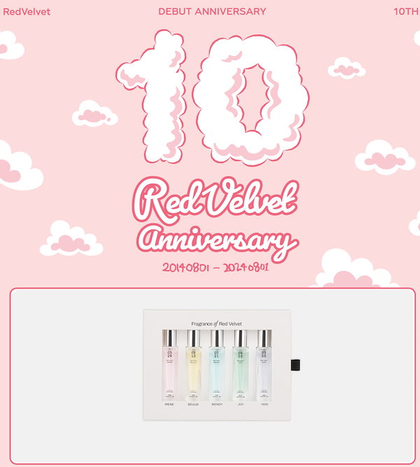 RED VELVET 10TH ANNIVERSARY パフューム 香水セット RED VELVET 10TH ANNIVERSARY パフューム 香水セット