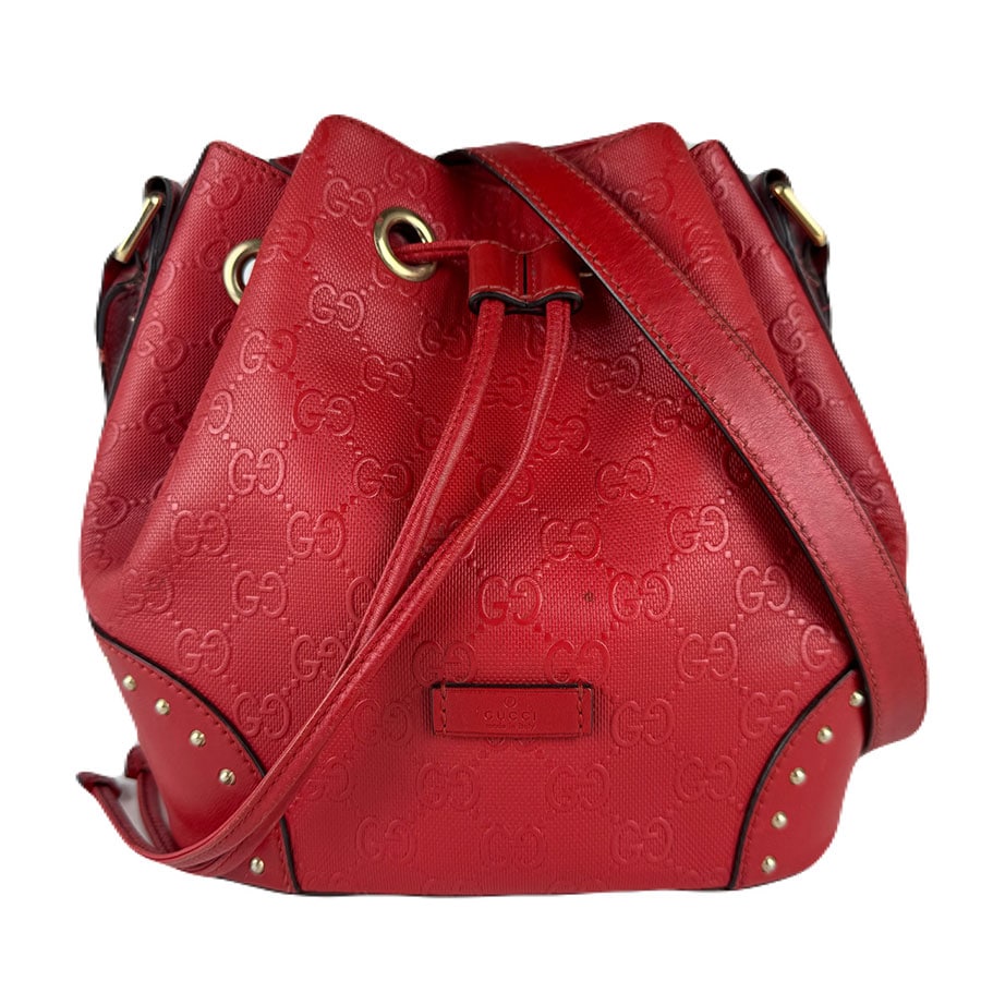 グッチ GUCCI ショルダーバッグ レザー レッド レディース 354229 z8972