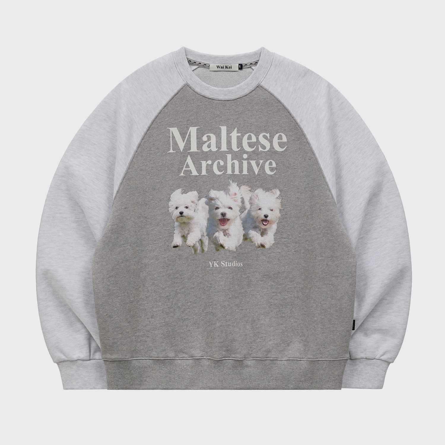 Maltese Archive Raglan Sweatshirt GREY 7,231円