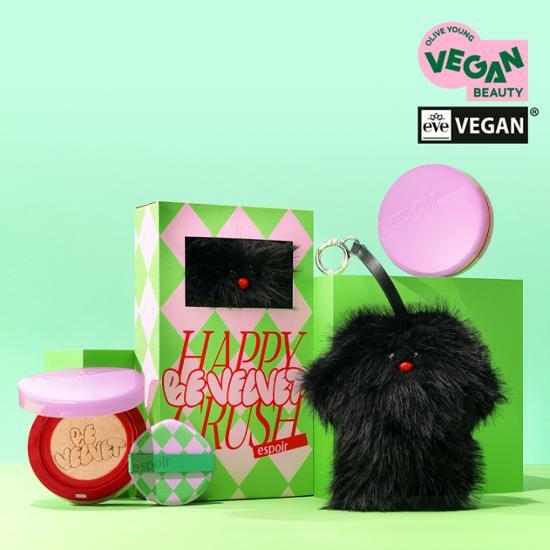 ビーベルベットカバークッションハッピークラッシュエディション（本品+詰め替え+キーリング）