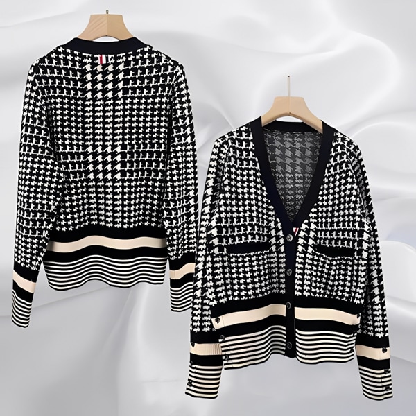 レディース トップス ジャケット ニット セーター カーディガン サマーニット 長袖 Vネック ワイド ストレート ボタン バイカラー 伸縮性 大人可愛い カジュアル 上品 ガーリー ルーズ 都会的