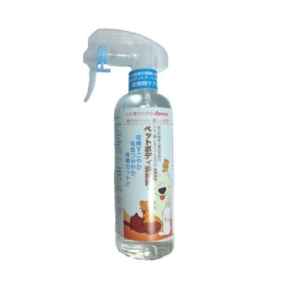 アドバンクス ペットボディ清拭剤 300ml【2個セット】フルボ酸 皮膚トラブル 皮膚 被毛 健康 清潔 日常 ケア 口周り 耳垢 耳臭 耳ダニ 寄生 防止 お尻周り 肉球 散歩後