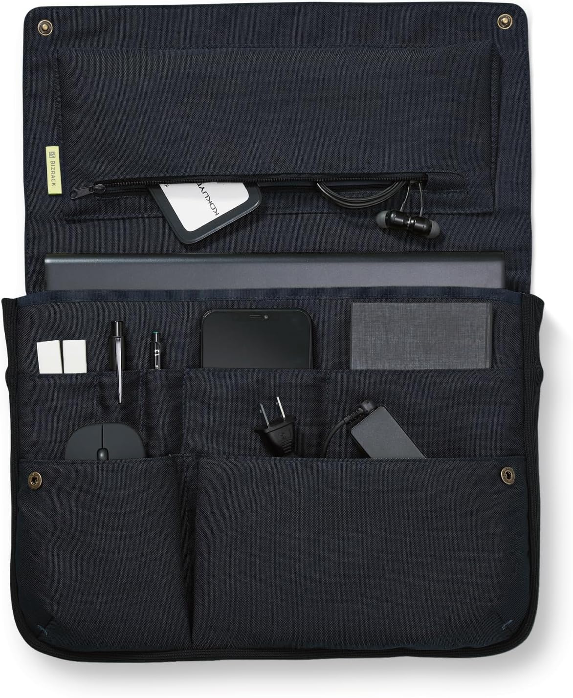 コクヨ バッグインバッグ パソコンバッグ 13.3インチ クラッチバッグ a4 横型 ビジネス BIZRACK ブラック AMカハ-BRB13D