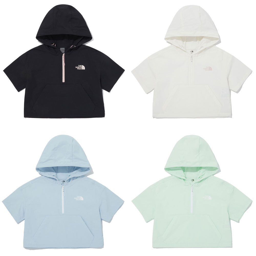 レディース アイスラン半袖フードアノラーク W’S ICE RUN S/S HOOD ANORAK NM5QQ30