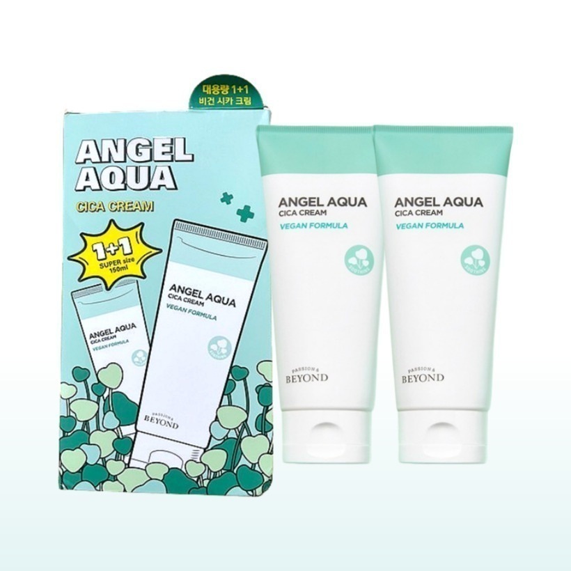 [1+1 シカクリーム 大容量] 韓国人気 エンジェルアクア シカクリーム 150ml x2個 フェイスクリーム 人気韓国コスメ おすすめ 保湿クリーム 水分クリーム 皮膚鎮静