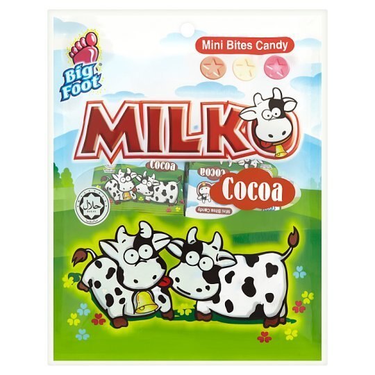 Big Foot Milko Cocoa Mini Bites Candy 60g