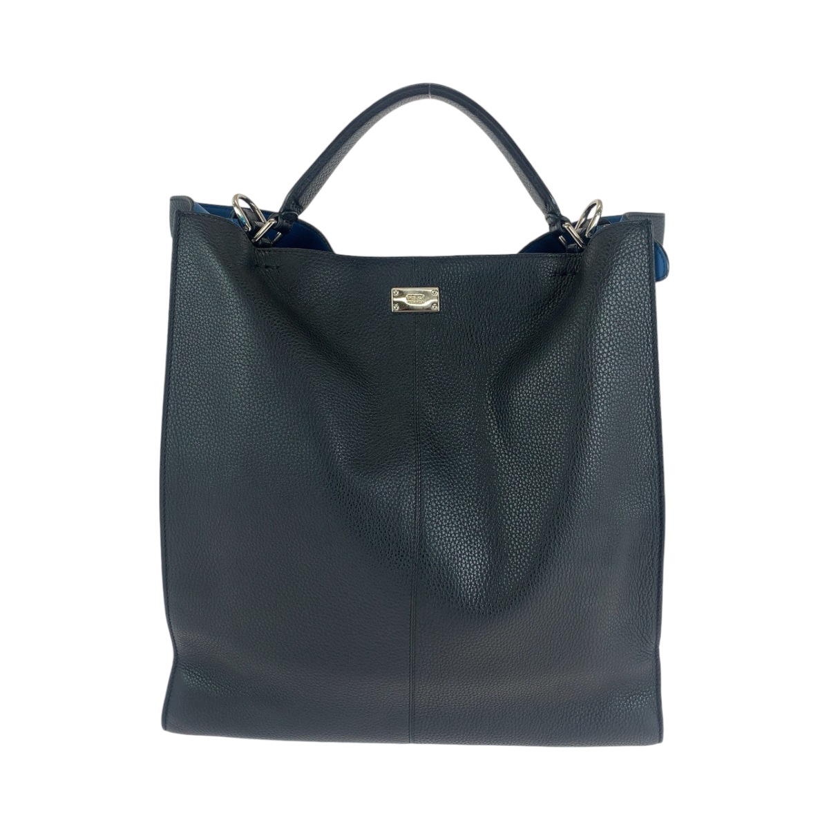 ピーカブー エックスライト ブラック 黒 シルバー金具 レザー 7VA447 ビジネスバッグ ブリーフケース メンズ 409512