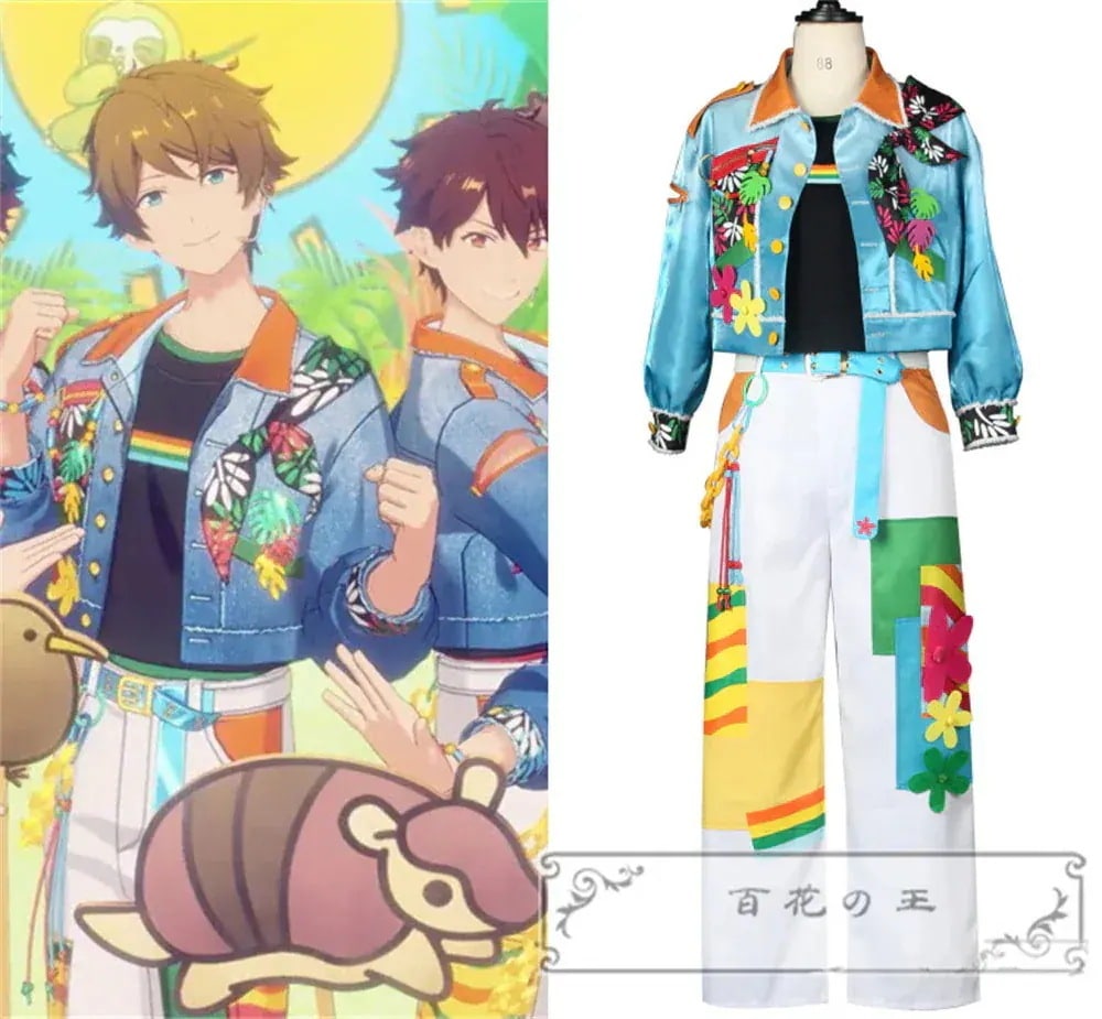 ES あんさんぶるスターズ 流星隊 RELAX PARADISE 高峯翠 守沢千秋 深海奏汰 仙石忍 南雲鉄虎 コスプレ衣装 コスチューム ハロウィン 装服 仮装期間限定30％