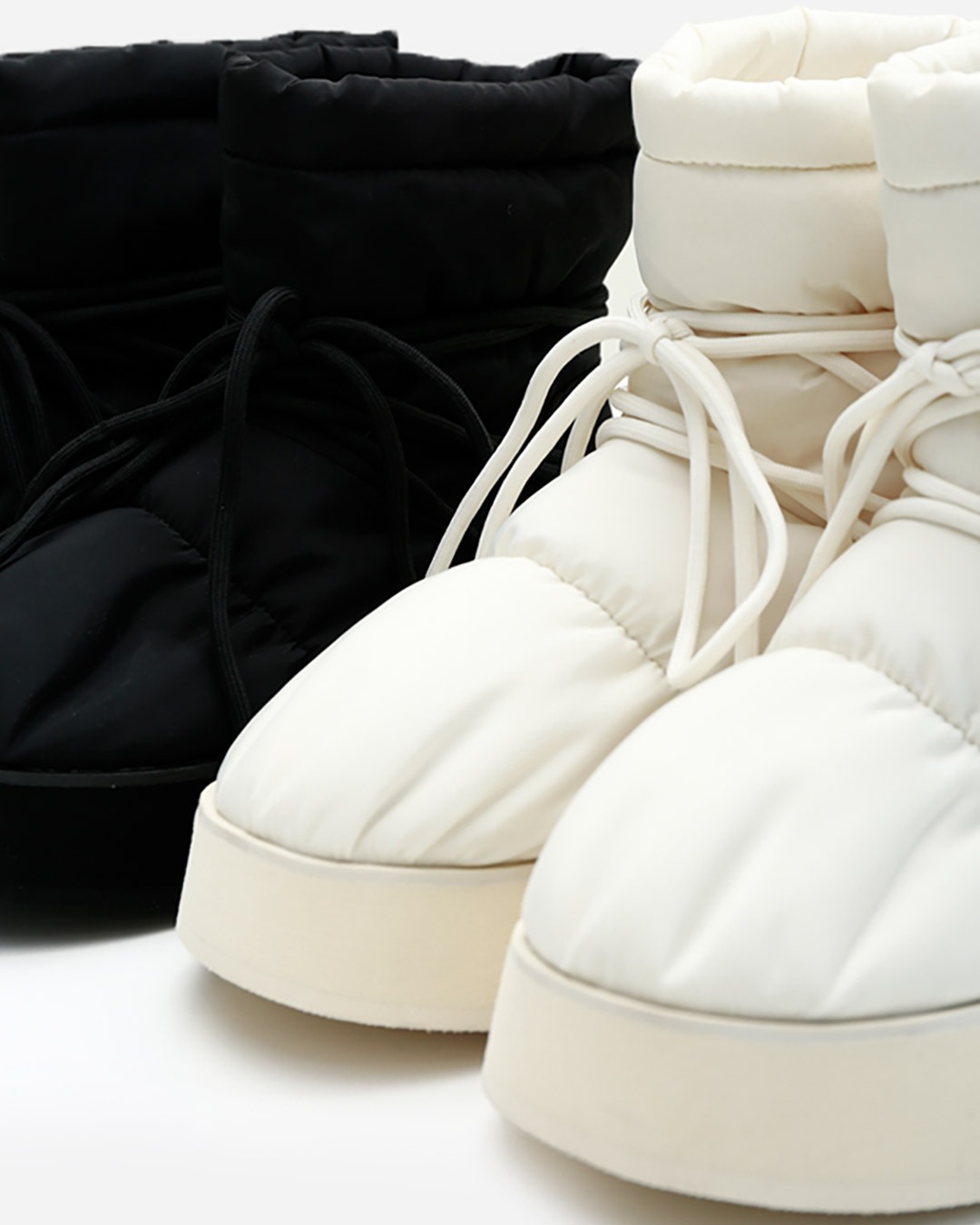 ロブスパディングブーツ韓国ファッション レディース