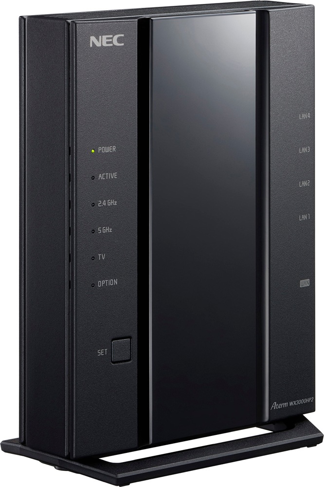 NEC 11ax（Wi-Fi 6）対応 無線LANルーター親機 (2402＋574Mbps) PAWX3000HP2