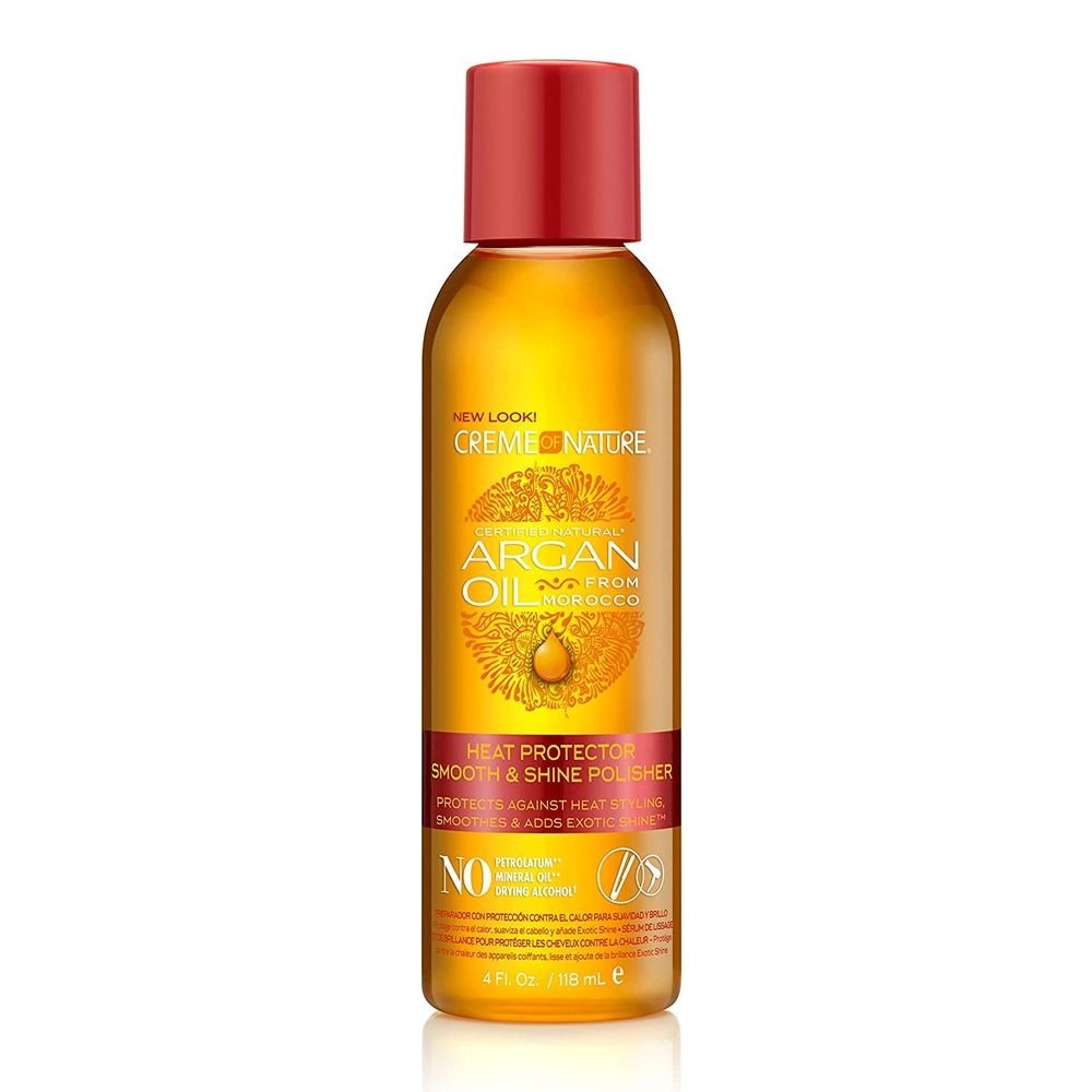 Creme of Nature モロッコアルガンオイルポリッシュヘアオイル熱保護, 120ml