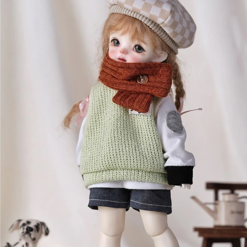 1/6 BJD ドール用衣装セット 6点 ドール服 yosdサイズ球体関節人形用 ドールウェア
