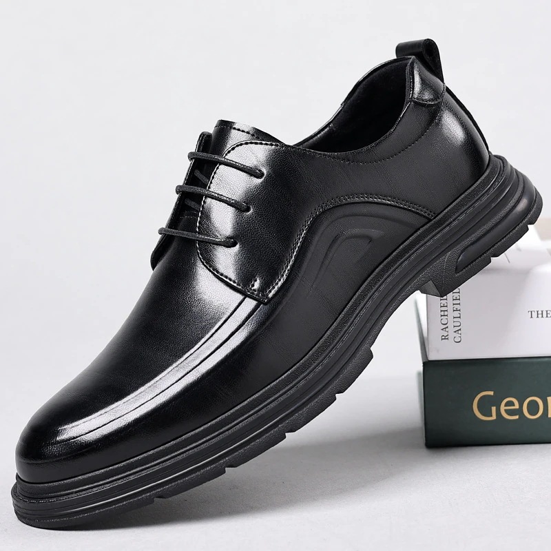 カジュアルフォーマルシューズメンズレザーシューズメンズビジネス英国スタイル新郎ウェディングシューズ
