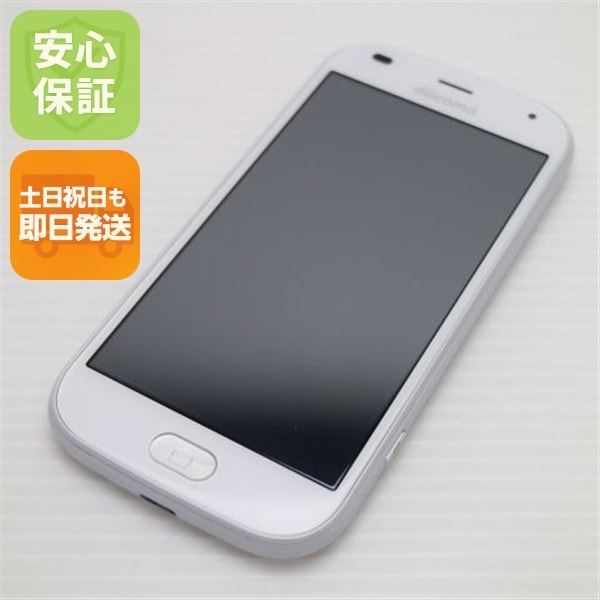 新品同様 F-42A らくらくスマートフォン ホワイト 白ロム 富士通 94