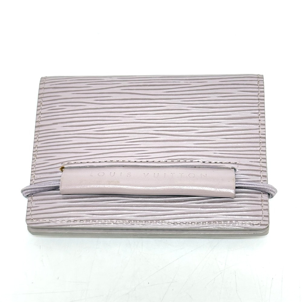 カードケース M6367B ポルトカルトトランスポート 名刺入れ 小物 二つ折り エピレザー ライラック