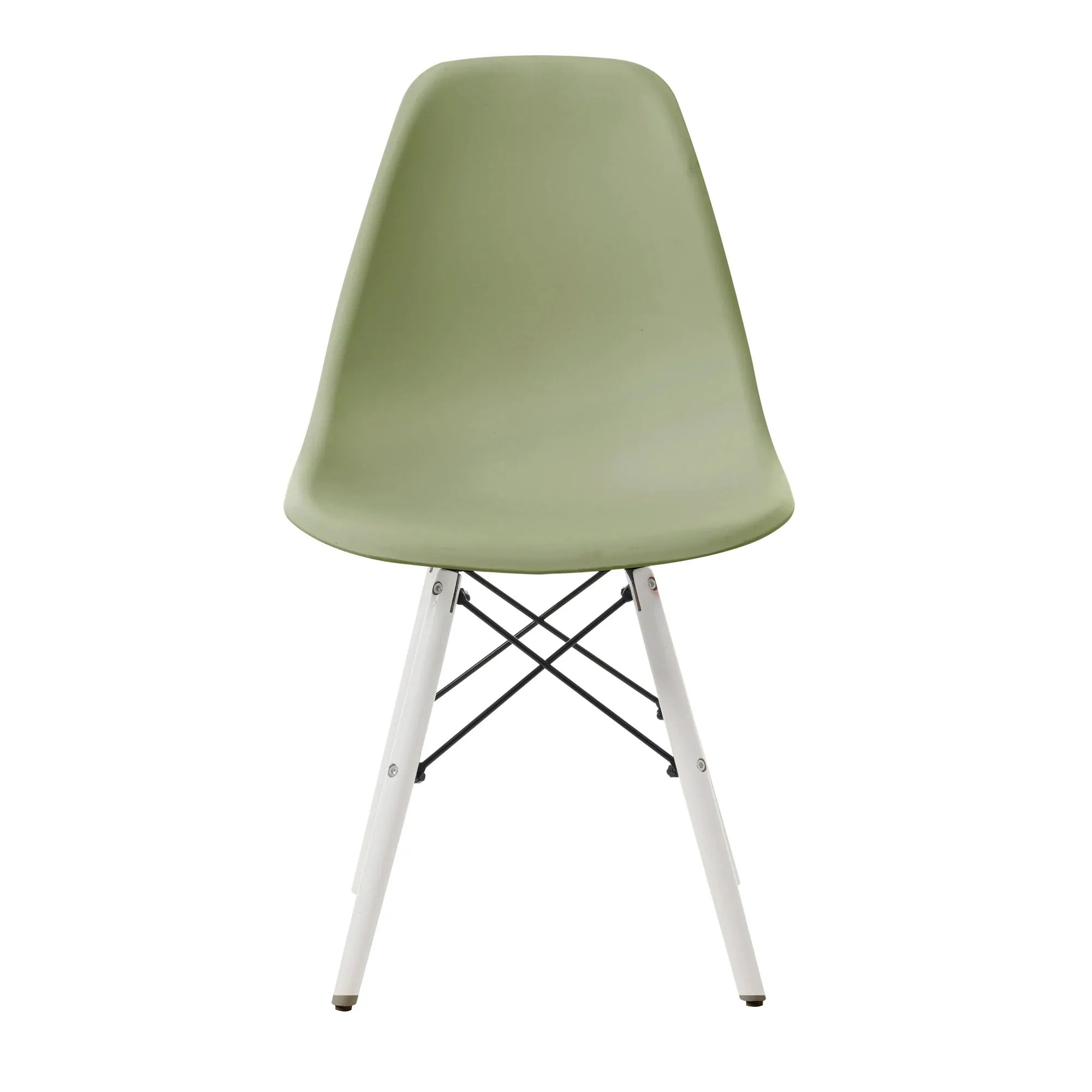 イームズチェア リプロダクト ダイニングチェア ダイニングチェアー イームズチェア DSW eames イームズ チェアー DSW イームズ椅子 チェア G 【2脚アボカドグリーン座面＆ホ