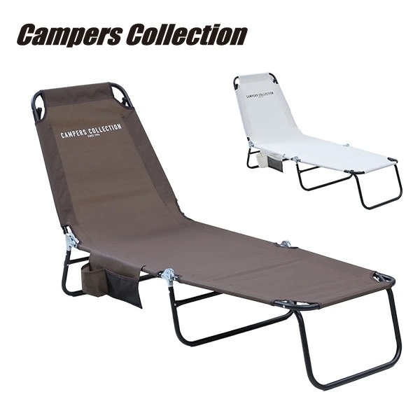 アウトドアチェア リクライニング キャンピングベッド 折りたたみ ビーチベッド サマーベッド C272-4