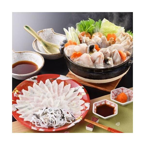 「関とら本店」 ふく料理セット （真ふぐ霜降り刺身45gとらふぐ皮20gとらふぐちり200gふぐつみれ40g） / ふく ふぐ フグ てっさ てっちり