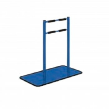 高田ベッド製作所 アシストグリップ（立ち上がりサポートグリップ付スタンド） ブルー TB-1356