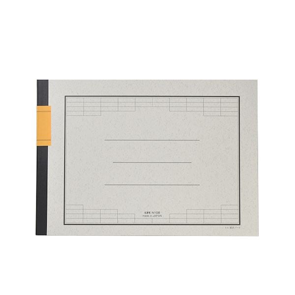 ライフ 統計ノートA4ヨコ 5.4mmx32行x14列 40枚 N108 1セット(10冊)