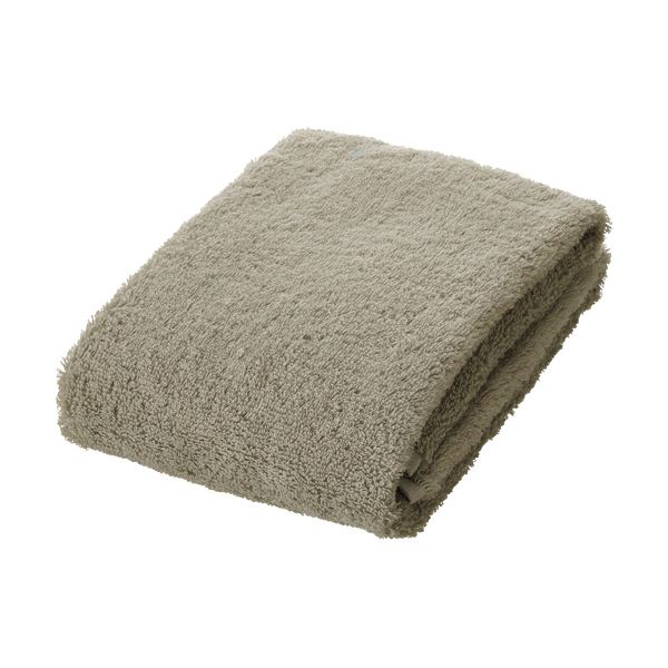 （まとめ） 伊澤タオルふんわりやわらか ロングフェイスタオル グレー 1枚 [x10セット]