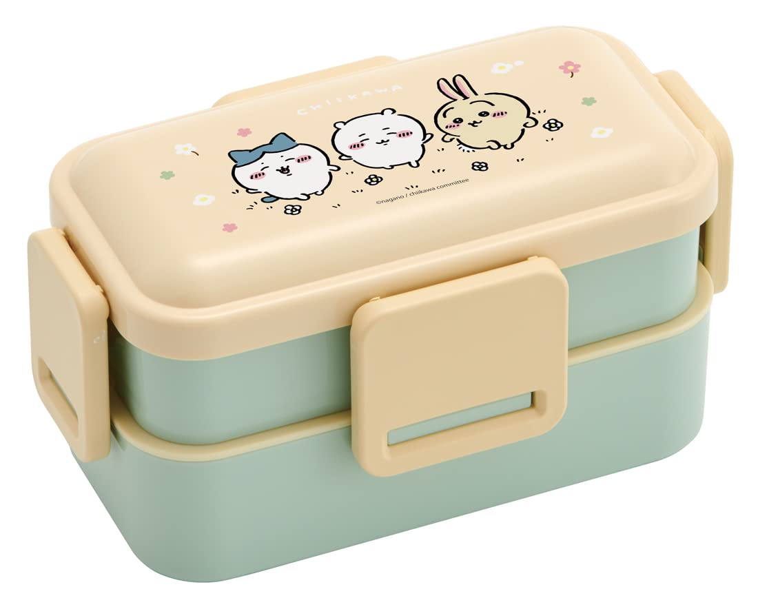 スケーター(Skater) 弁当箱 ちいかわ 600ml 抗菌 ふんわり盛れる ドーム型フタ 2段 女性用 日本製 PFLW4AG-A