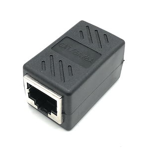 LANケーブル 中継 延長 コネクタ アダプタ cat6 cat7 RJ45 ギガビット対応 メスメス