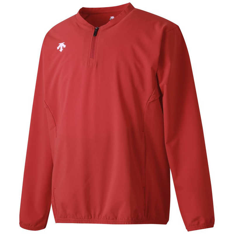デサント　DESCENTE 長袖 ストレッチジャケット レッド 3XO DB5SJK42M 【返品交換不可】　DB5SJK42M_25SS
