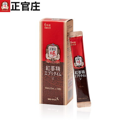 正官庄 紅参精エブリタイムV（バリュー）【10ml×10包...のサムネイル