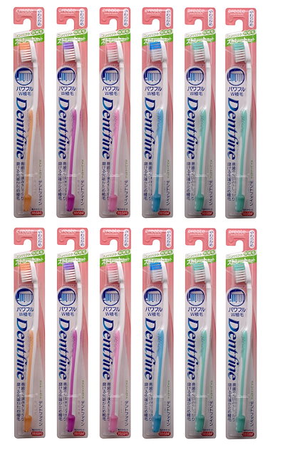 他サイト： 【Amazon.co.jp限定】 BULK LIFE(バルクライフ) デントファイン ラバー 歯ブラシ ストレートカット やわらかめ×12本の商品画像