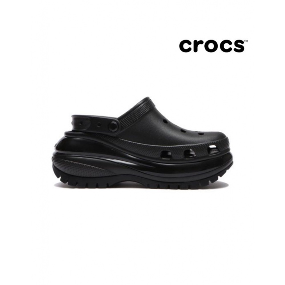 クロックスパブリックメガクラッシュクロッグブラック 207988-001