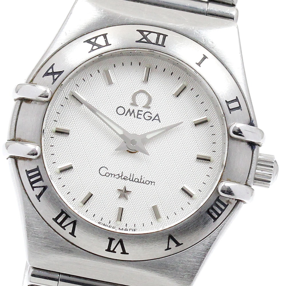 オメガ OMEGA 1562.30 コンステレーションミニ クォーツ レディース 保証書付き_903115【中古】
