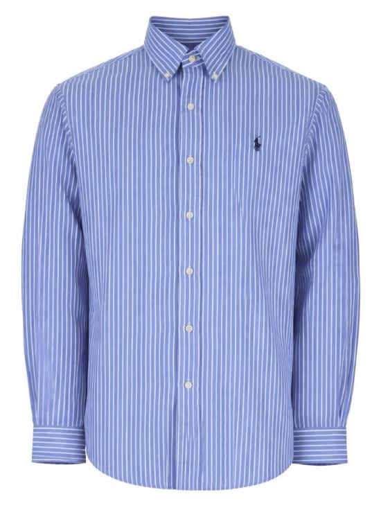 POLO RALPH LAUREN Men Long Tops 710B15595 0057168MEDBLUEWHITE