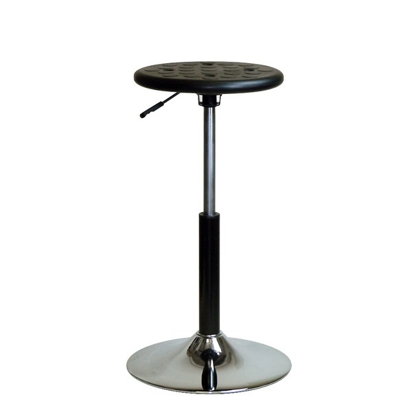 カウンターチェア ハイチェア 幅38.5cm ブラック 日本製 キャスター付き 昇降式 コーンワークスツール 240 完成品 1脚販売