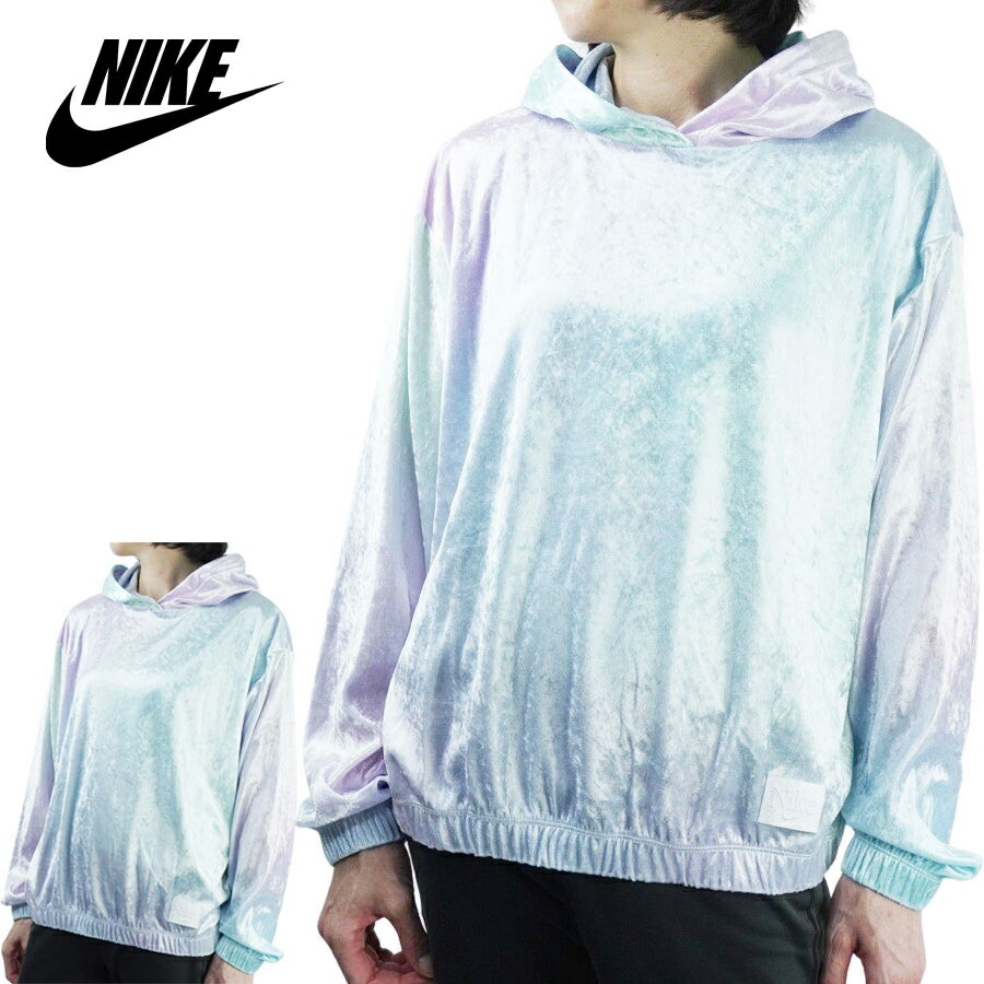 ナイキ NIKEレディース パーカーWOMENS SPORTSWEAR VELOUR PULLOVER HOODIEウィメンズ スポーツウェア プルオーバーフーディB