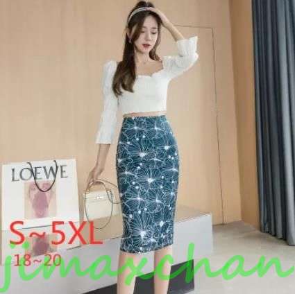 サマー　レディース　花柄　タイトスカート キシスカート　フレア　フォーマル　マーメイドラインスカート　ッチタイトスカート通勤