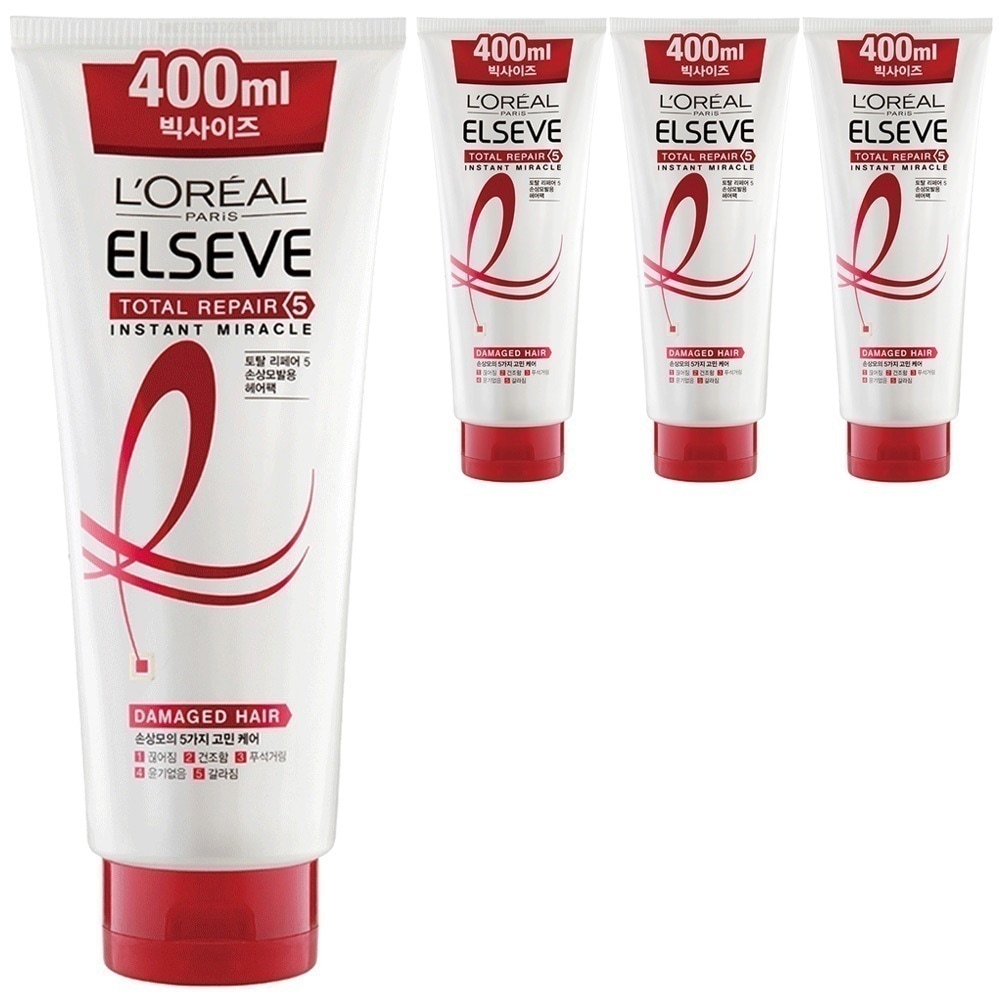 パリ全体リペア 5人スタント ミラクルヘアパック 400ml *4本 ツヤ打撃 ヘアパサつき 乾燥感 髪質ケア