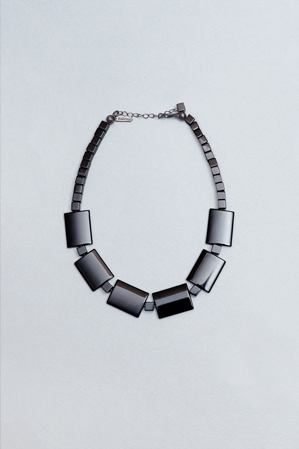 [HAZINA] Onyx Square Necklace