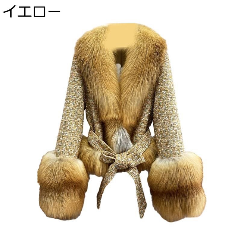 冬服 ジャケット レディース ファーコート 中綿 フェイクファーコート 大きいサイズ 腰ベルト 毛皮コート ボアジャケット ボアジャンパー ジャケット スリム 細身 モコモコ 贅沢感 がゴージャス 豪