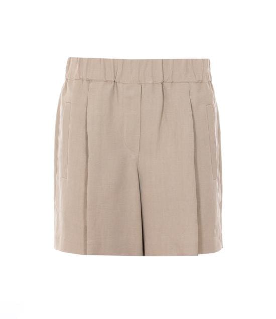 BRUNELLO CUCINELLI Women Shorts & Burmudas MH126P8955 C9195 Beige