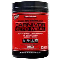 MuscleMeds カーニヴァーケトミール（Carnivor Keto Meal）バニラ 22.47 oz
