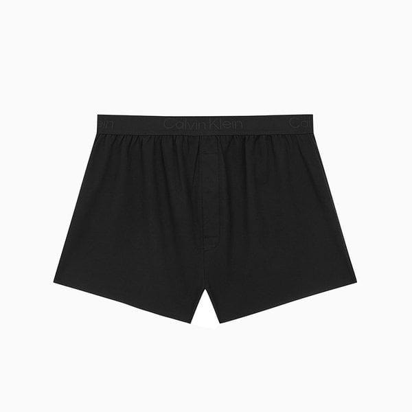 25FW CK ブラック コットン ニット ボクサー (NM2443-UB1)
