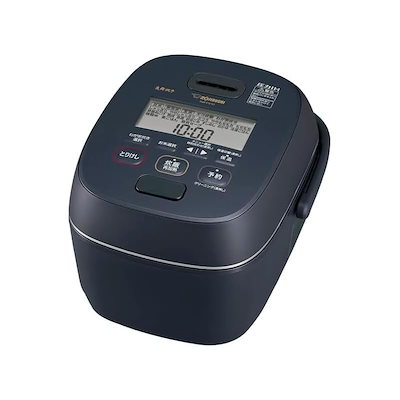 他サイト： 象印マホービン 炊飯器 5.5合 炎舞炊き 圧力IHタイプ 日本製 お手入れ点数2点 スレートブラック NW-PV10-BZの商品画像