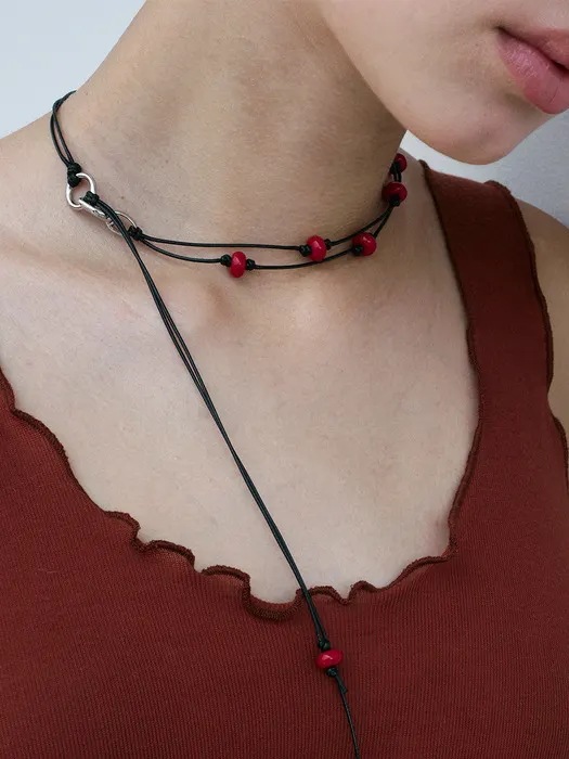 Dot Orbit String Necklace 韓国コスメ 韓国ブランド レディースファッション アクセサリー ピアス 指輪 イヤリング 韓国人気 アイドル