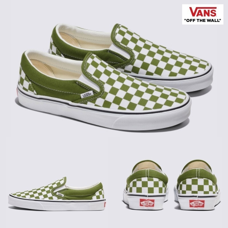[VANS] クラシック スリッポン ペスト / Classic Slip On COLOR THEORY CHECKERBOARD PESTO