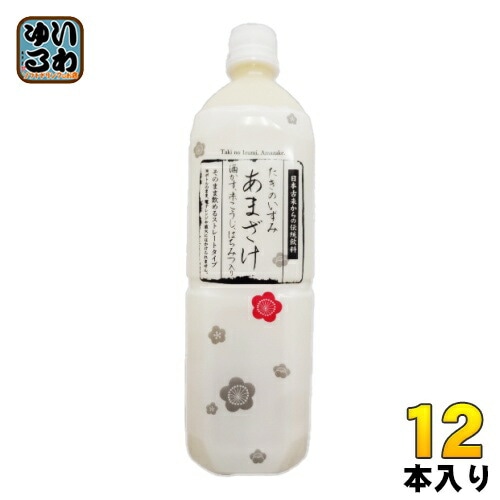 山田酒造食品 たきのいずみ あまざけ 900ml ペットボトル 12本入 甘酒 滝の泉 吟醸酒粕 米こうじ スッキリ飲みやすい 4,947円