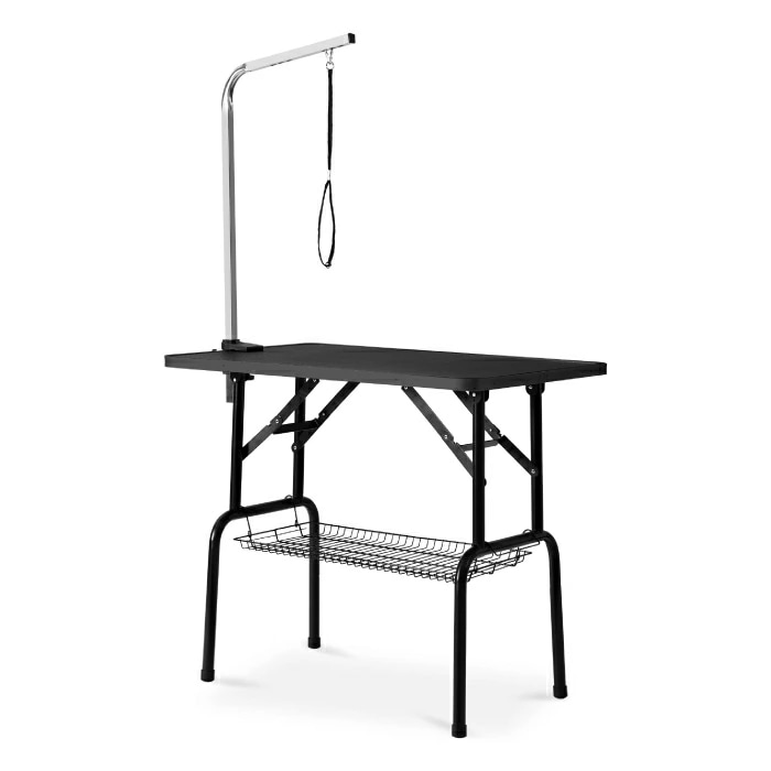 トリミングテーブル 折りたたみ トリミング台 折り畳み ペット用 作業台 グルーミング トリマーテーブル シャンプー カット ブロー ブラッシング 爪切り 猫 犬 ヘアドライヤー ペッ