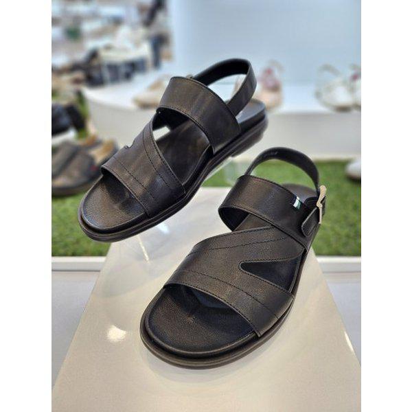 男性牛革ノンスリップウェビングポイントサンダル 3MQ013